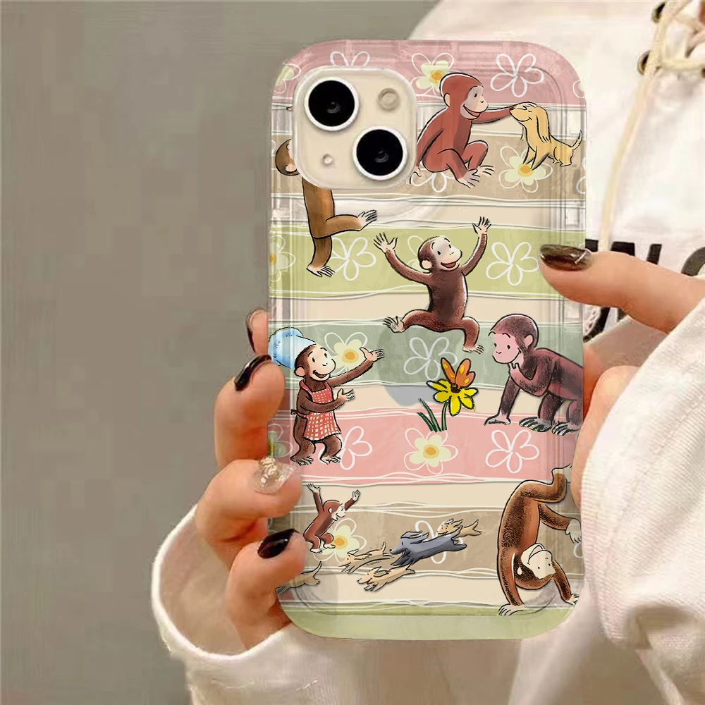 

Phone Case for Samsung Galaxy A55 A35 A05S A15 A54 A34 A24 A14 A05 A04 A13 A73 A53 A33 A23 4G 5G Lovely Curious G-GeorgeS Cover
