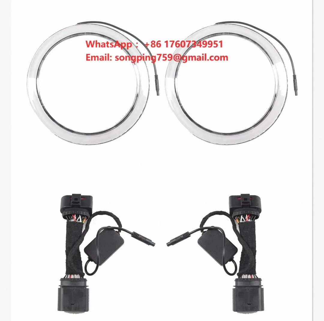 Modified 12V New Accessories for Chery ICAR V23 Angel Eye Headlight Dedicated LED Aperture Decorative Light