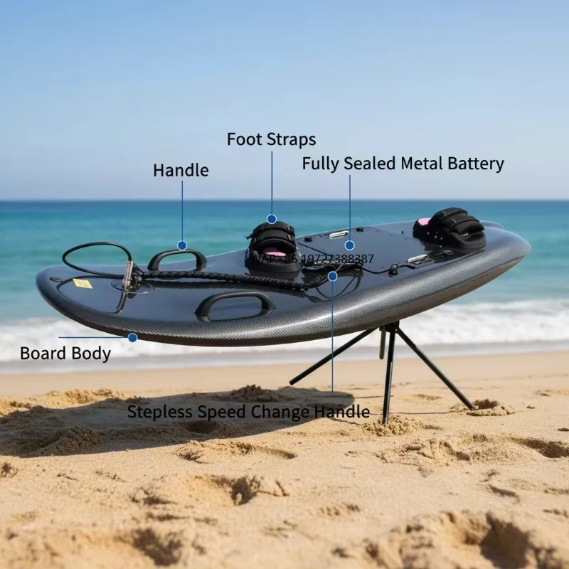 Customizable Unisex High-Power 58KMH Carbon Fiber Electric Surfboard Motors Customized for Water Sports