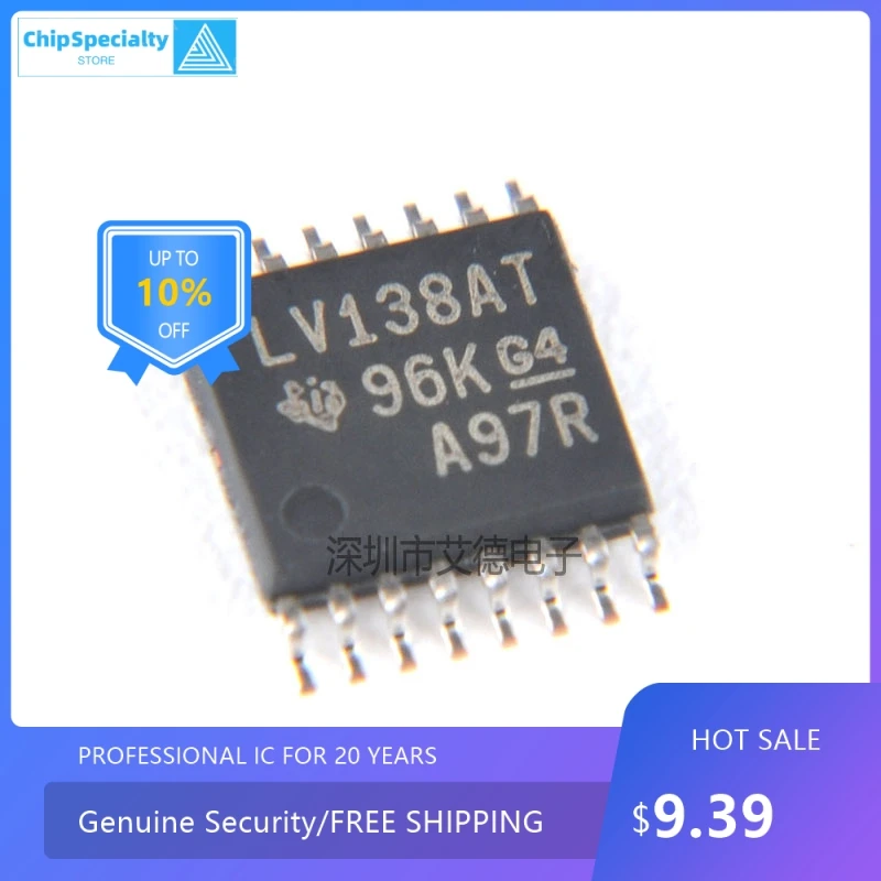 SN74LV138ATPW silk-screen LV138AT Logic device multiplexer decoder TSOP-16