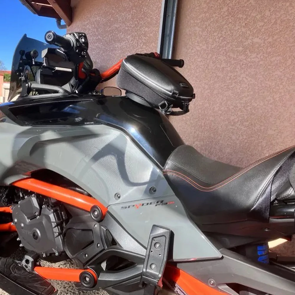 For Can-Am Spyder F3 Can Am Motorcycle Fuel Tank Bag Luggage Quick Lock Racing Travel Bags Saddle Bag Top Case