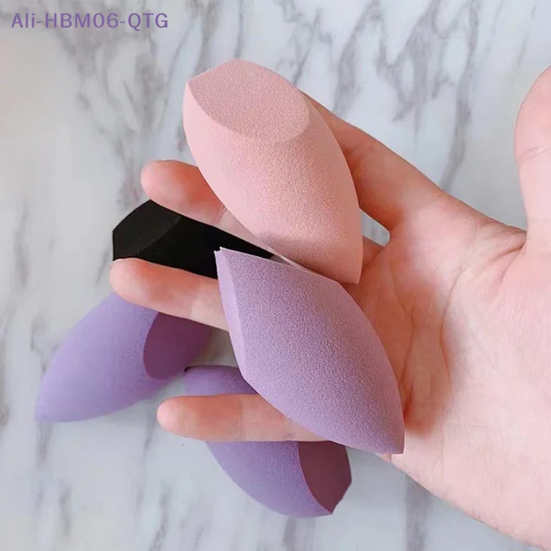 [New] 1PC Makeup Puff Microfiber Velvet Sponge Makeup  Sponge Powder Egg Shaped Foundation Concealer Cream Face Cosmetic
