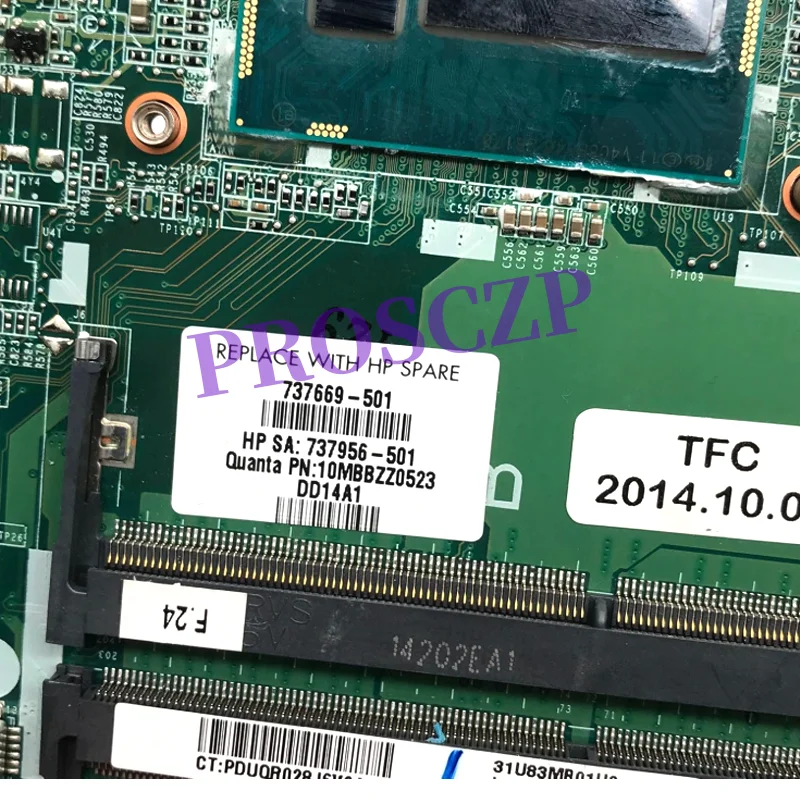 

DA0U83MB6E0 для HP Pavilion 15-N 15-N096SA Материнская плата для ноутбука U83 732086-501 732086-001 i5-4200U Материнская плата для ноутбука протестирована