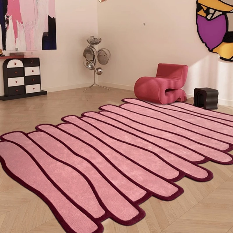 Irregular Shape Bedroom Decor Large Carpet Thickend Plush Cloakroom Rug Creativity Rugs for Bedroom Fluffy Soft Lounge Floor Mat