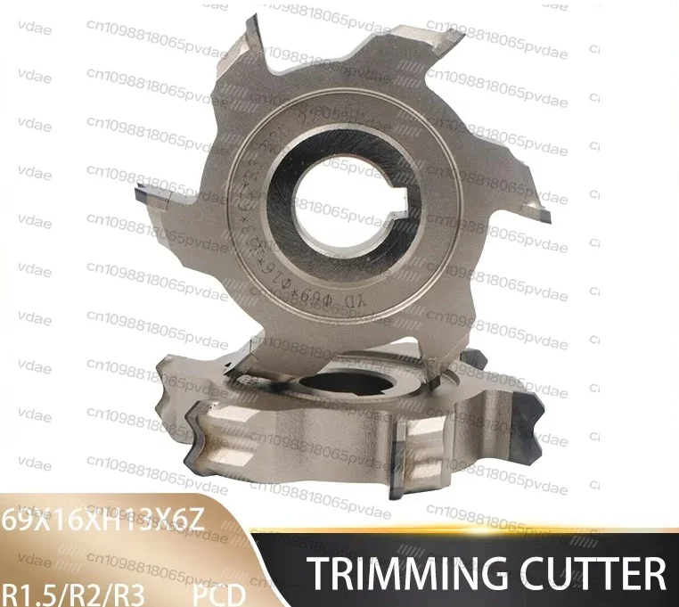 1 Pair High Quality Diamond Trimming Cutter PCD Profile Trimming Cutter for Woodworking Edge Banding Machine Tools