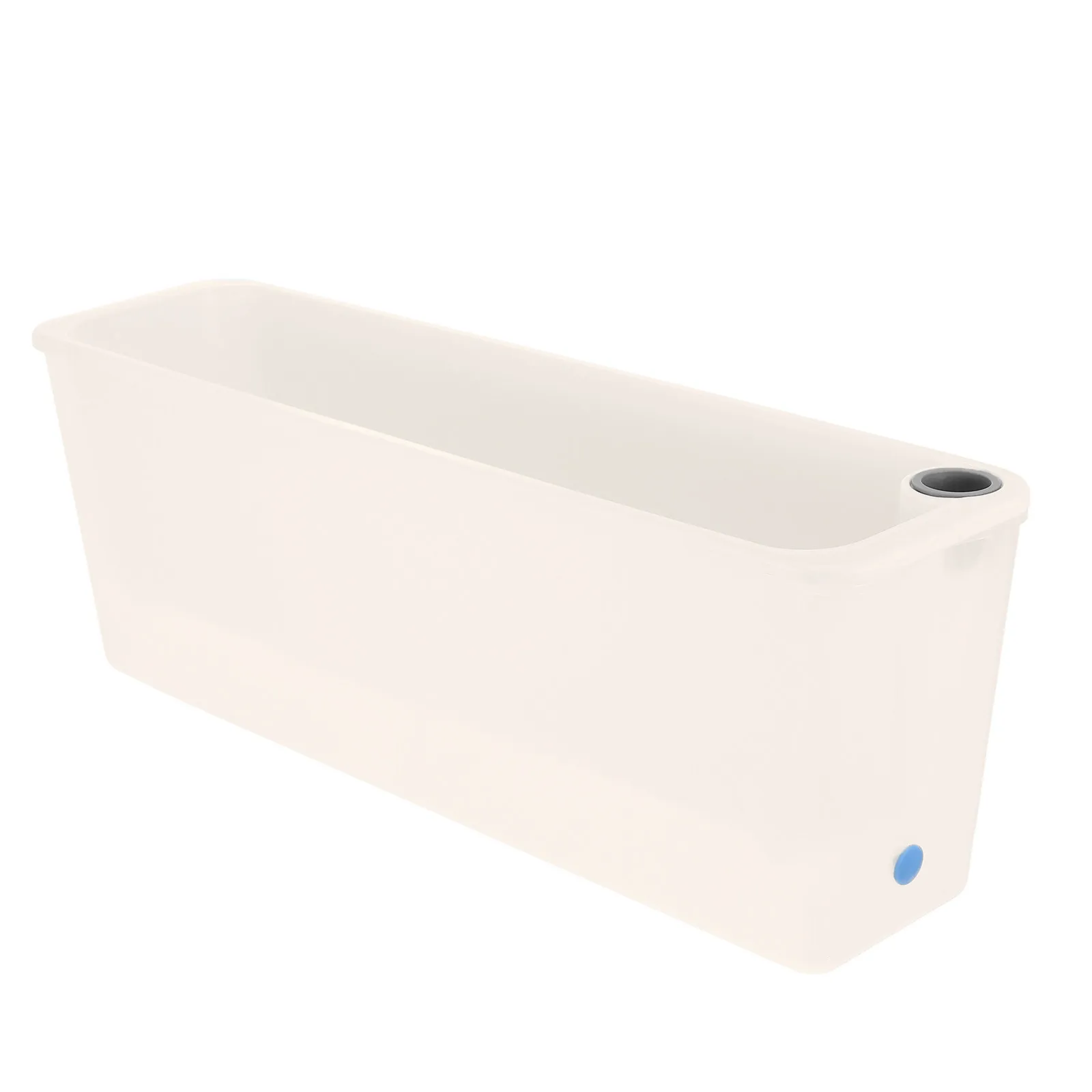 Rectangle Self Watering Narrow Balcony Windowsill Planter Box Long Plastic Pot for Indoor Outdoor Plants Garden