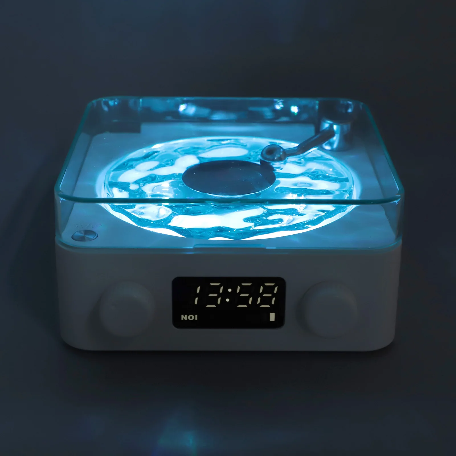 مشغل تسجيل موجات، ضوء ليلي إبداعي، 4 أوضاع تشغيل موسيقى، موجات متعددة الوظائف، عرض وقت مكبر الصوت للنوم #2