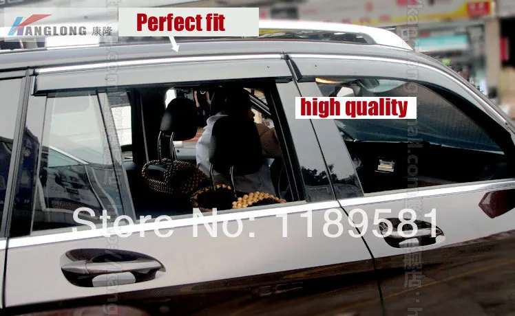 

For Benz GLK300 350 260 2010 2011 2012 2013 2014+ Window Wind Deflector Visor Rain/Sun Guard Vent Car Accessories Stickers