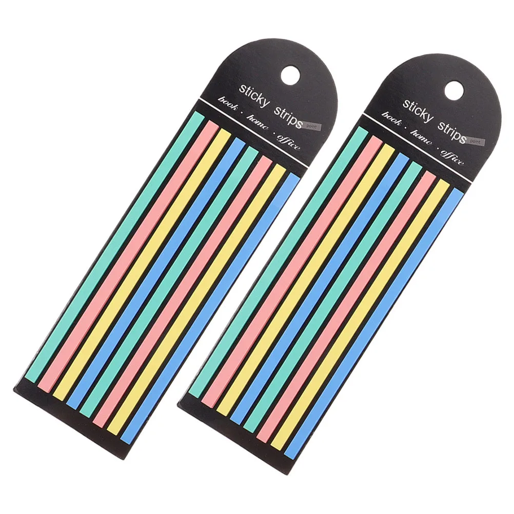 แถบไฮไลท์ยาวสำหรับหนังสือ แถบอ่านหนังสือสี แถบติดโน้ต แท็บติดโน้ต ตัวทำเครื่องหมายหน้า สำหรับเด็ก เครื่องมือการเรียนรู้