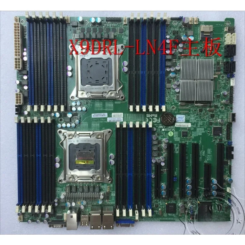 X9DRI-LN4F + main board Dual X79 main board E5 2680V2 2011 pin server game multi-open