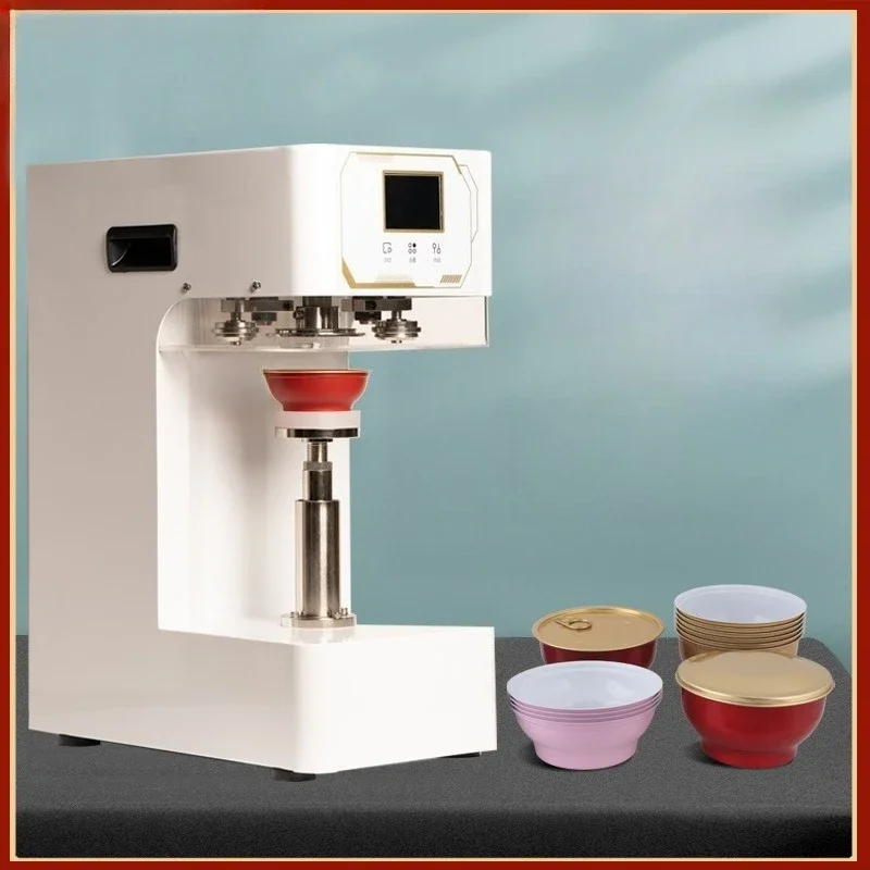 Commercial aluminum bowl sealing machine, wedding feast fresh stewed bird's nest sealing machine, pepper Guiling
