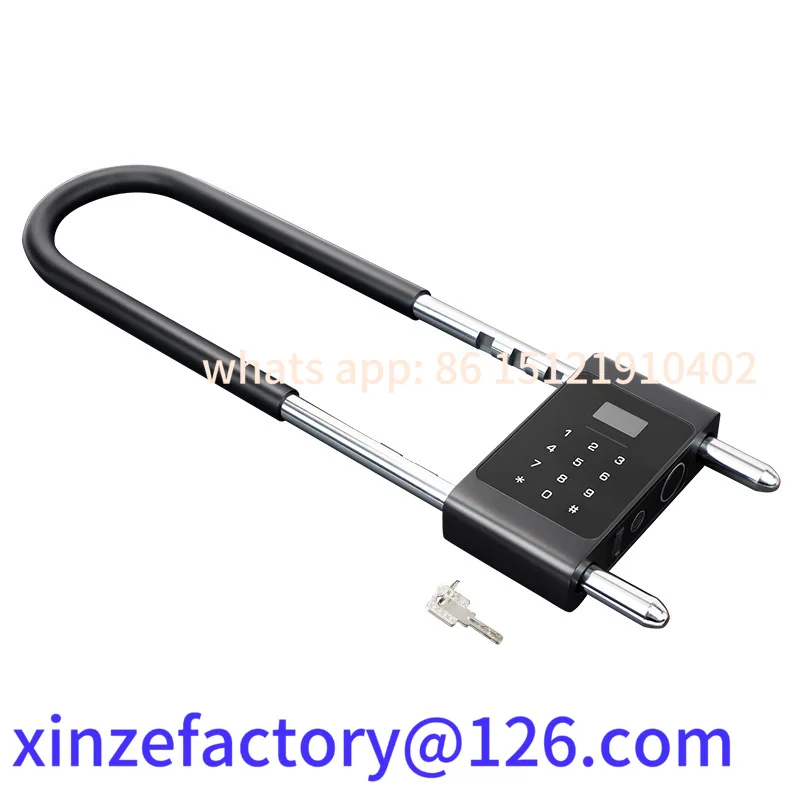 

Customizable Fingerprint U-Type Lock Electronic Smart Digit Lock Bluetooth Office Anti-Theft Waterproof Door