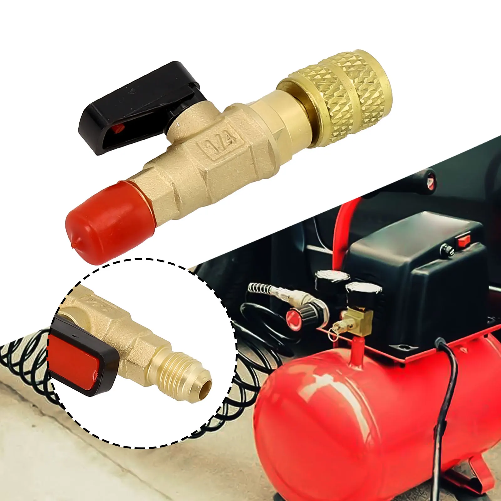 Parts Shut-off valve Right-hand For R32 Professional Refrigerant Replacement Thread Tool Accessories Useful Supply