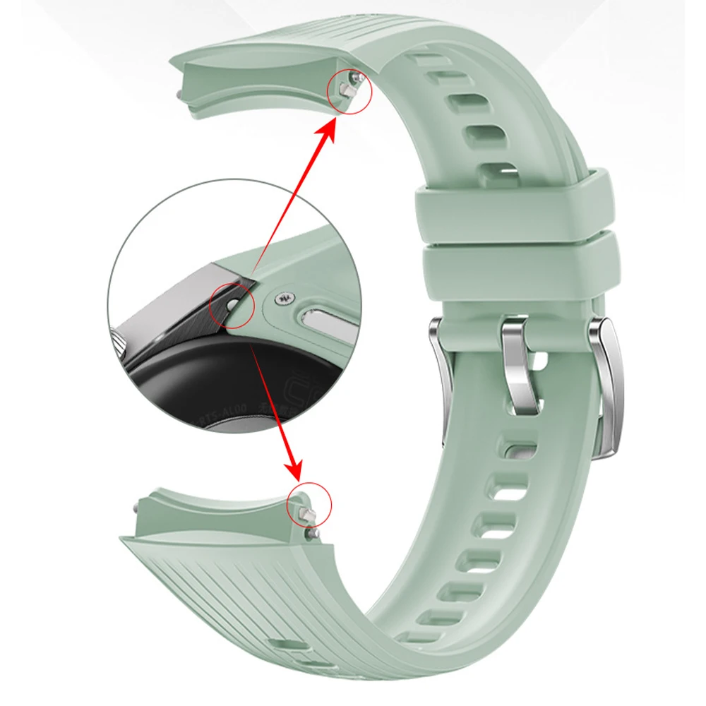 Original Soft Silicone Strap for Huawei Smart Watch 5 46mm Replace Band for Huawei Watch 5 42mm Quick