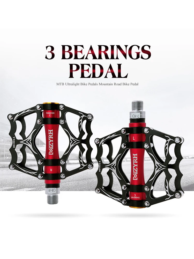 AliExpress NONE Bike Pedals Ultralight Aluminum 3 Sealed Bearings Road Bmx Mtb Bicycle Pedals Non-Slip Waterproof Bicycle Accessories