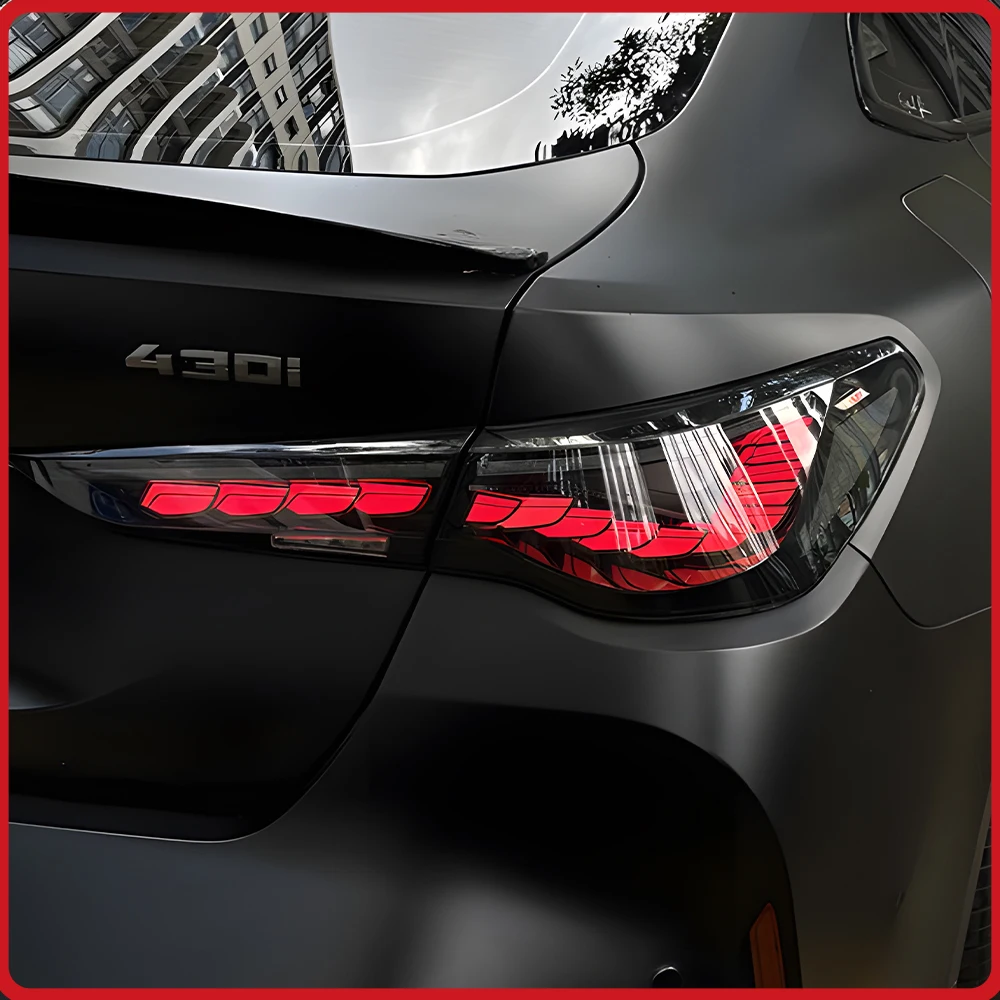 

Для BMW 4 серии G22 2021-2024: Обновленные задние фонари в сборе, светодиодные динамические указатели поворота с эффектом запуска, стиль «Драконья чешуя»
