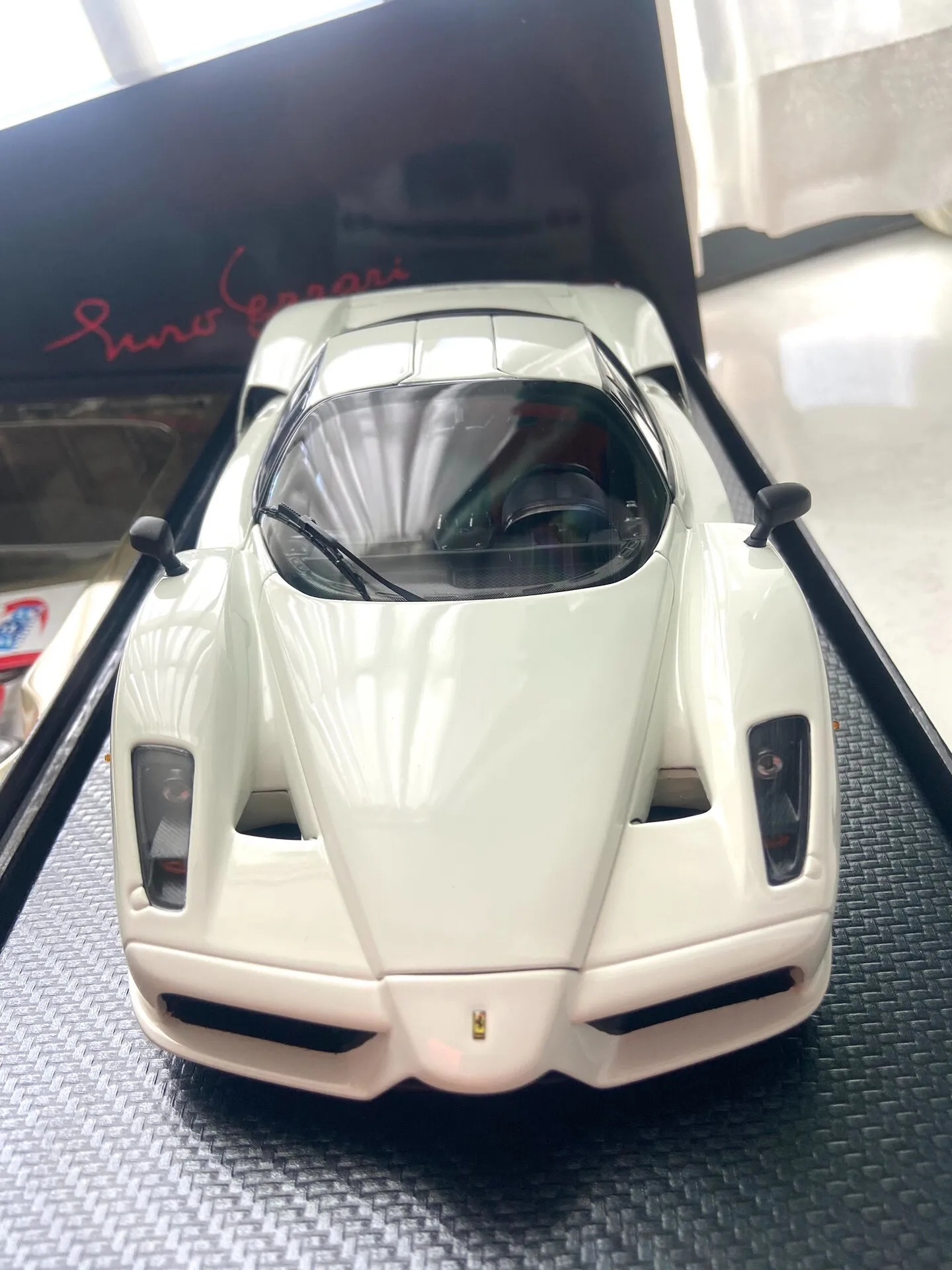 BBR 1:18 Enzo F60 White Simulation Limited Edition All Open Alloy Metal Static Car Model Toy Gift