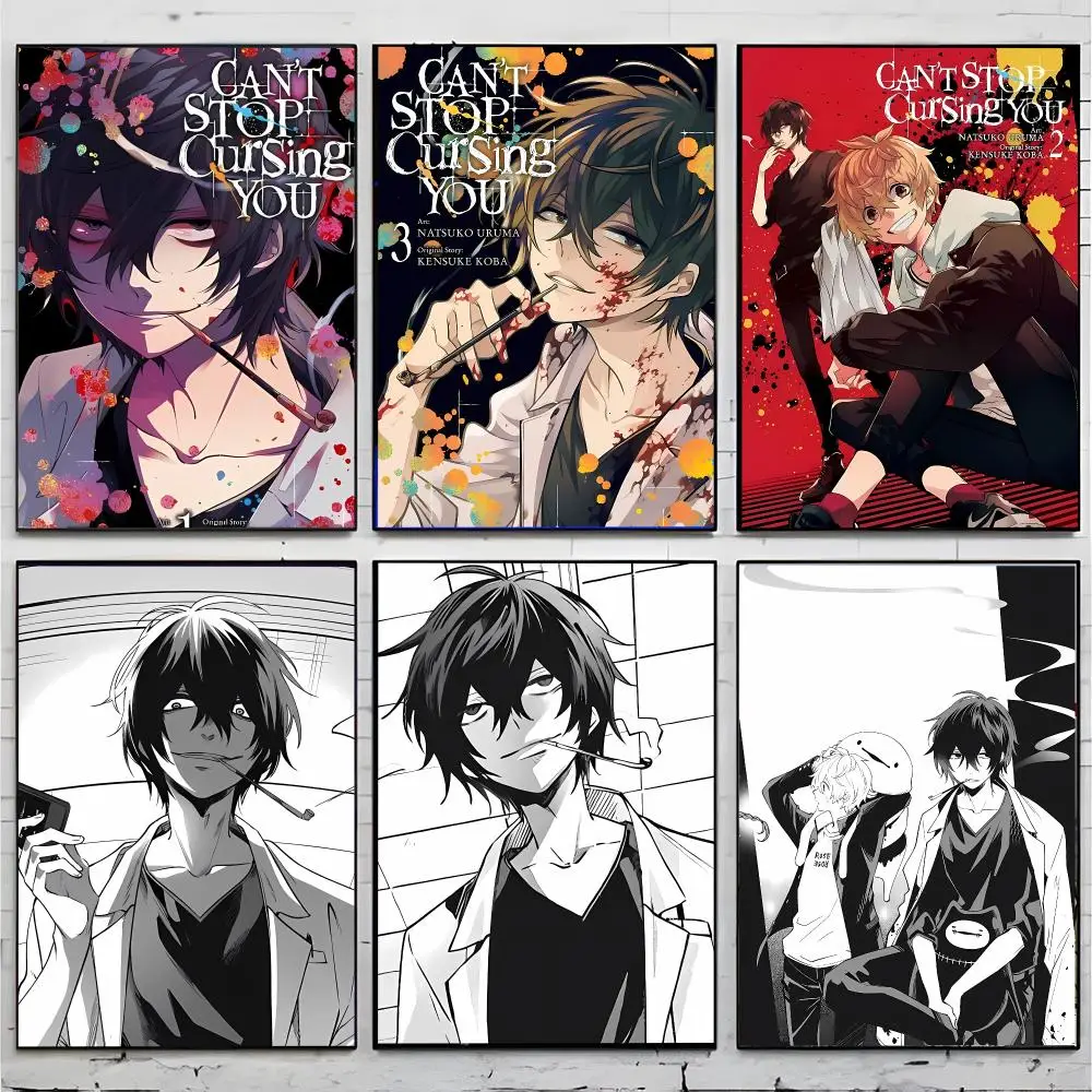 Supernatural Manga C-Can't Stop Cursing You Poster Top-tier Indoor room Decor Art & Household Decoration Presents
