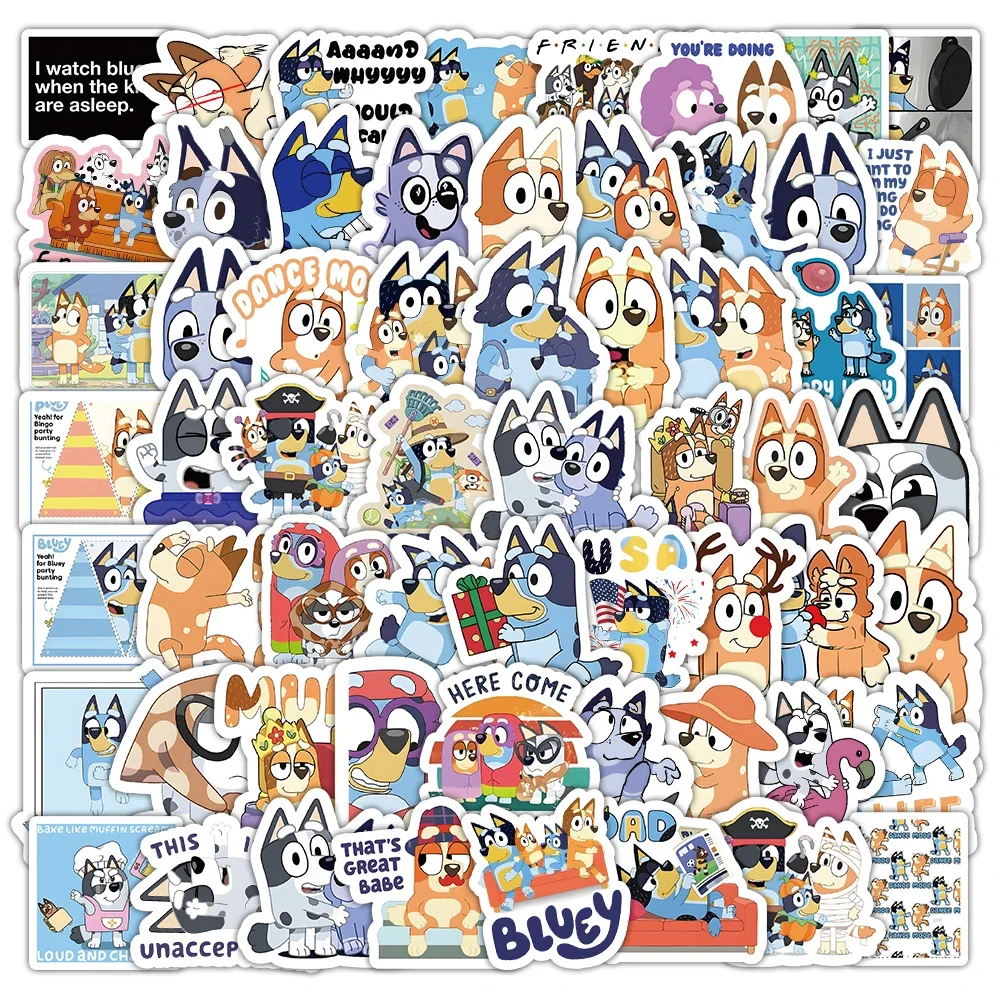 100 قطعة الكرتون بلوي الأسرة الرسوم المتحركة ملصقات الكتابة على الجدران ملصق سجل القصاصات الأمتعة المحمول الغيتار سيارة دراجة سكيت اللعب الهدايا #1