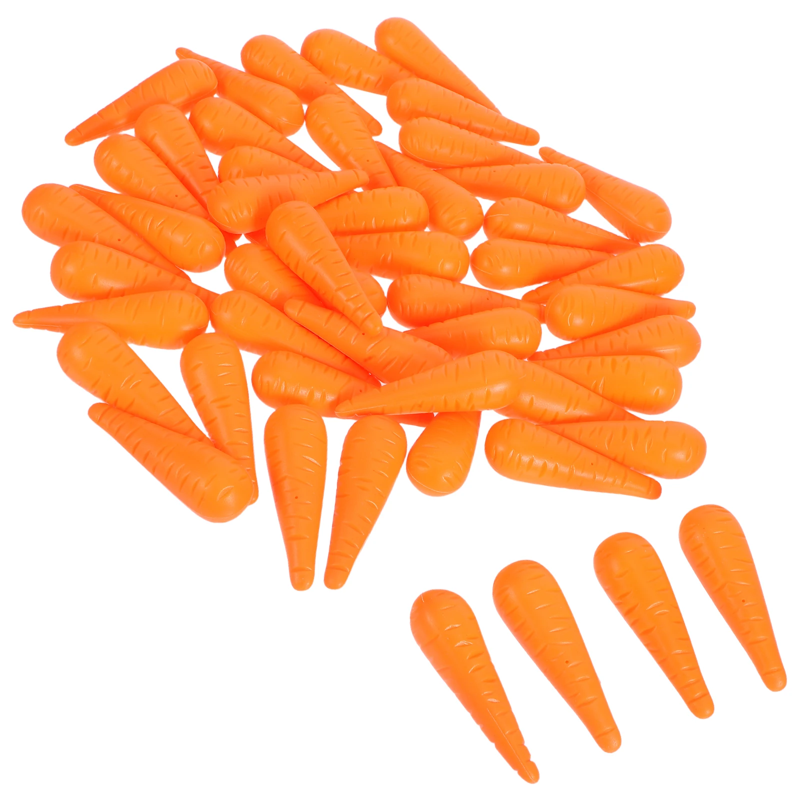 50 قطعة أنوف الجزرة الصغيرة لصنع رجل الثلج Craft بها بنفسك الحرفية عيد الميلاد ثلج الأنف زخرفة البلاستيك الجزرة الأنف ثلج الجزر الأنف #5