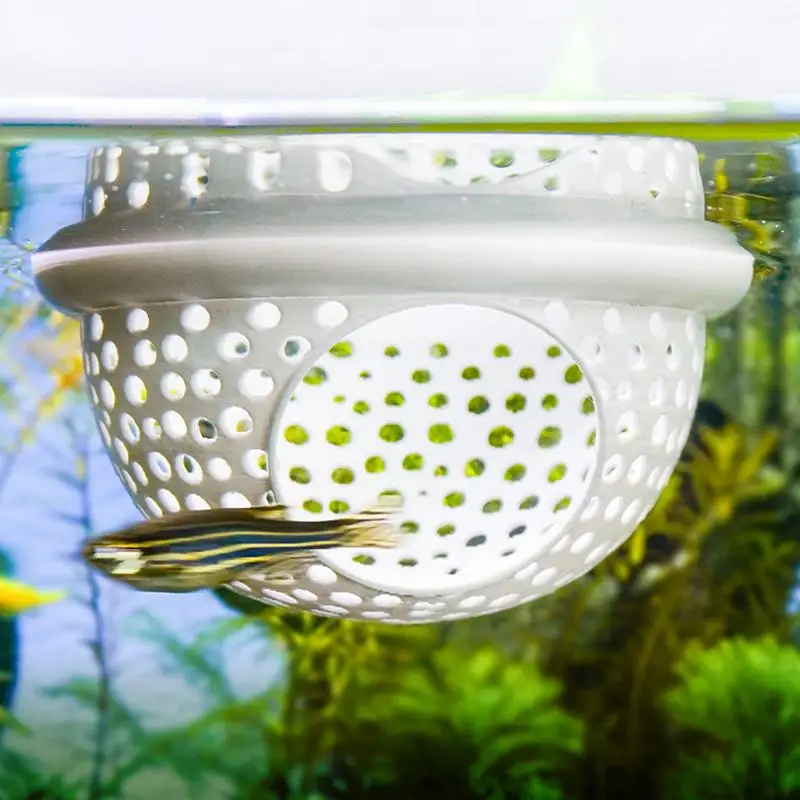 Aquarium Floating Hammock Rest Station for Shrimp and Fish Soft Mesh Bed Habitat Improvement for Small Tanks