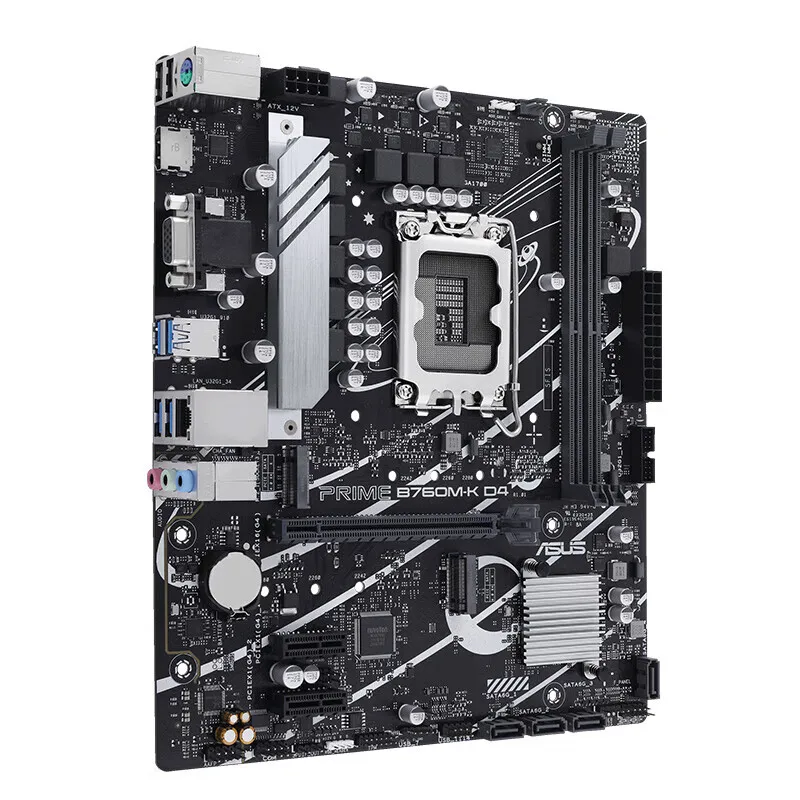 اللوحة الأم ASUS B760M-K DDR4 Intel B760 placa mae Intel 12th/13th CPU LGA 1700 DDR4 128G PCI-E4.0 M.2 الألعاب الأم 2.5G LAN
