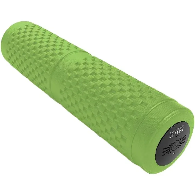 

Vibrating Foam Roller, 17 Inch 4 Speed Rechargeable Electric High-Intensity Vibration, Deep Tissue Massage for Recovery, Green