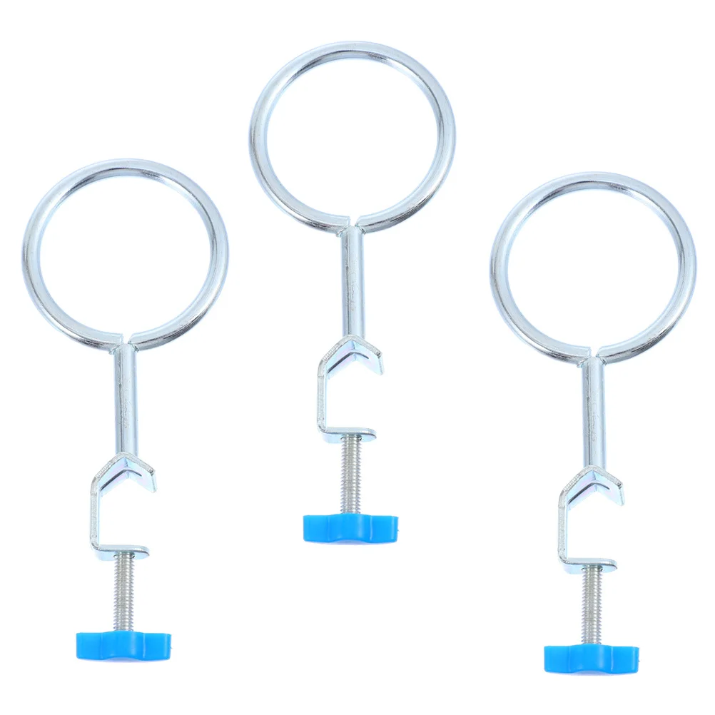 

3pcs Iron Labs Durable Acid Alkali Resistant Retort Stand Clamp For Beakers Flask Laboratory Equipment Experiment