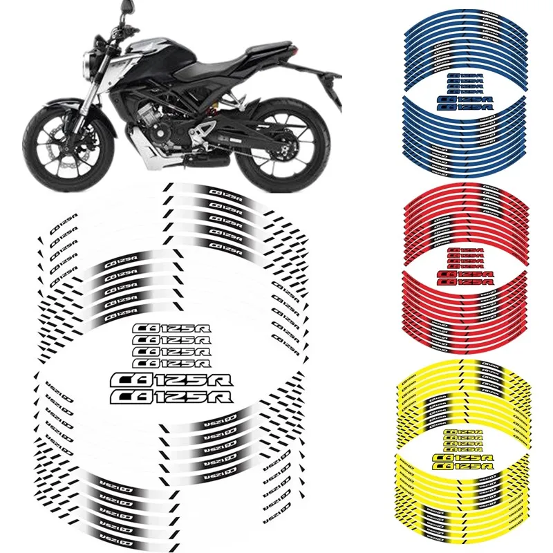 FOR Motorcycle Parts Contour Wheel Decoration Decal Sticker - C HONDA CB125R CB125 R CB 125 R