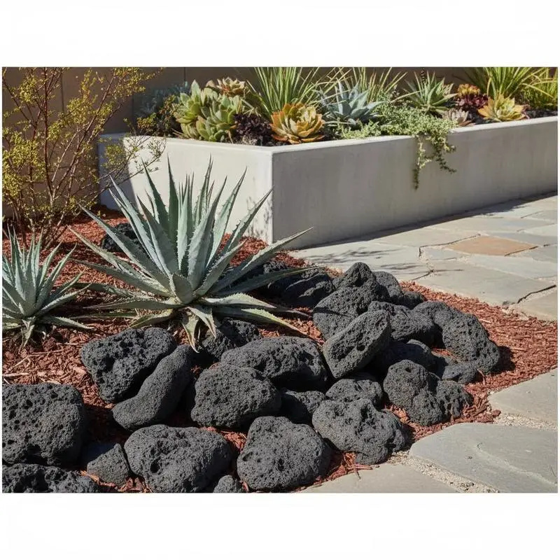 10 Kg Pierre de Lave Noire 10-30 mm, Roche Volcanique, Pierre Volcanique Naturelle, Pierre Décorative, Paillis Minéral, Pierre pour Aquarium, Bassin, Gabion, Jardin, Aménagement Paysager, Drainage, Décoration Extérieure et Intérieure