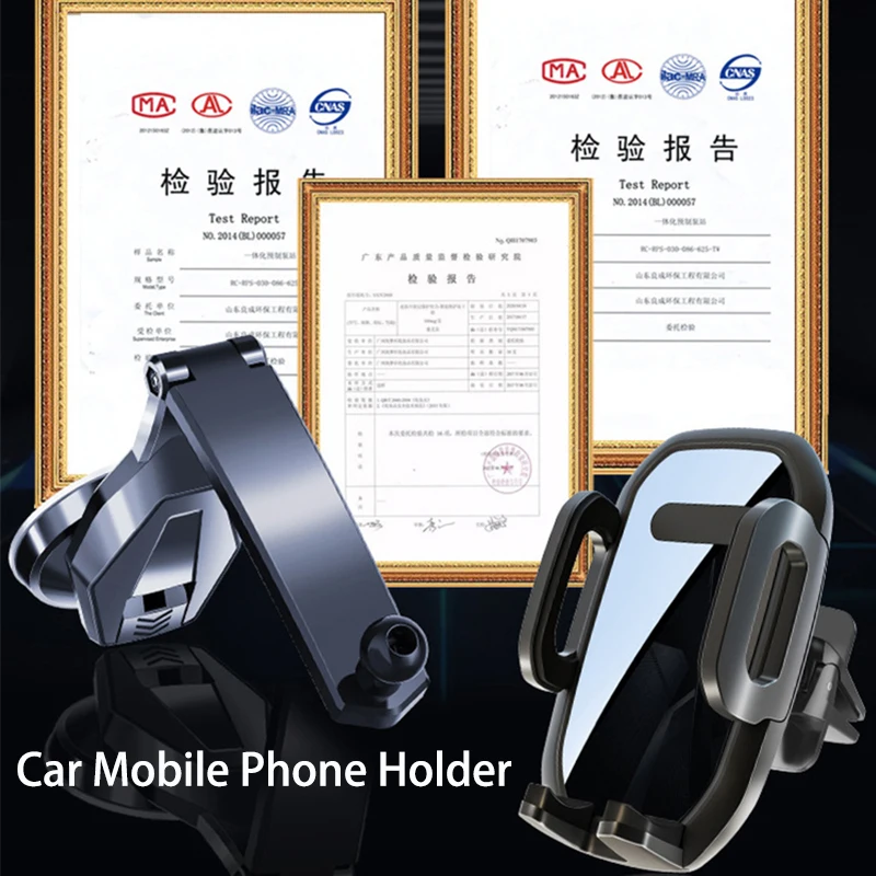 Praiser Car Phone Holder Gravity Stand for iPhone Xiaomi Samsung Car Mobile Support Dashboard Windshield Phone Mount