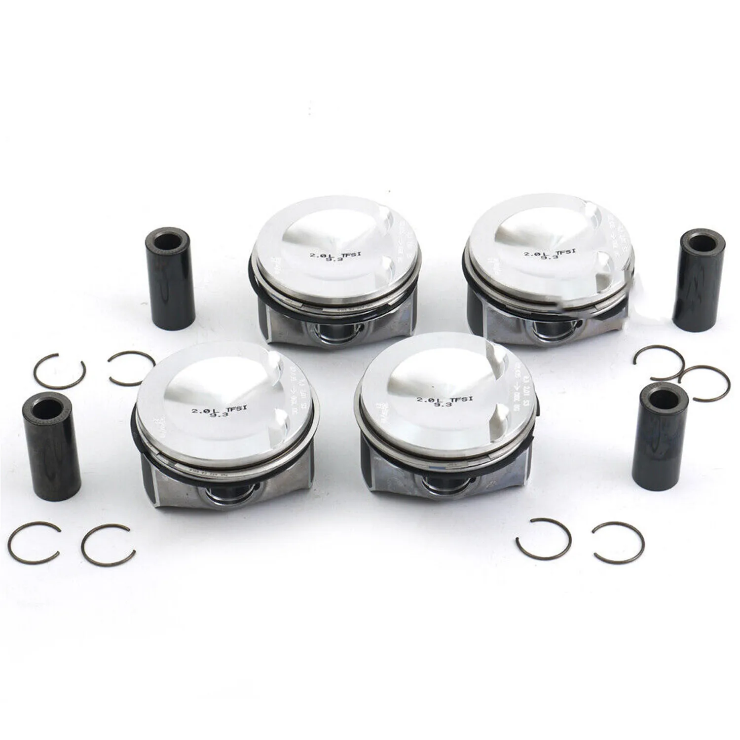 Jeu de segments de piston pour Audi, pièces de voiture moteur, S3, 8V, TTS, Golf R, MK7, 2.0, TSI, CJX, DJH, ChrU, 06K, 107, 065, 06H, 198, 151, C, 06H, 198, 15/s, 4 pièces