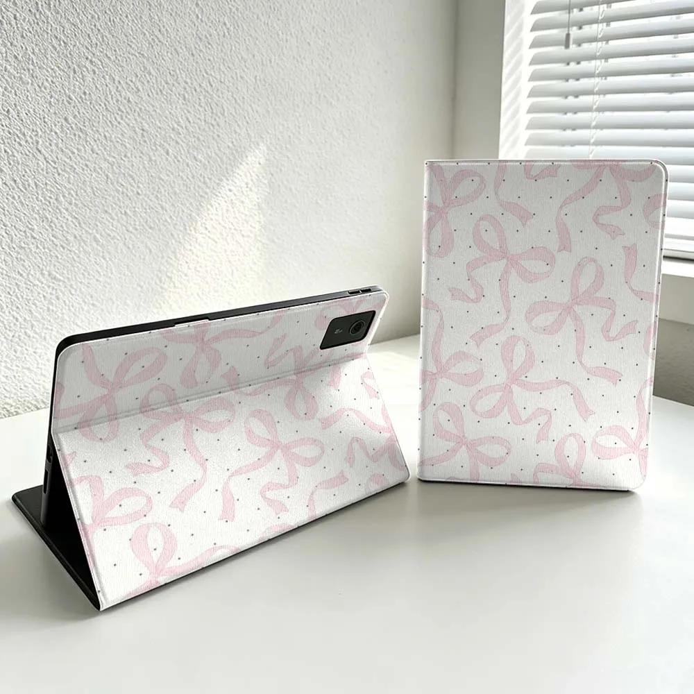 Minimalist Pink Bow Pattern For Lenovo Xiaoxin Lenovo Tab Pad Pro Plus K11 P12 M10 Legion Y900 Soft Inch Tablet Case Cover - view 2
