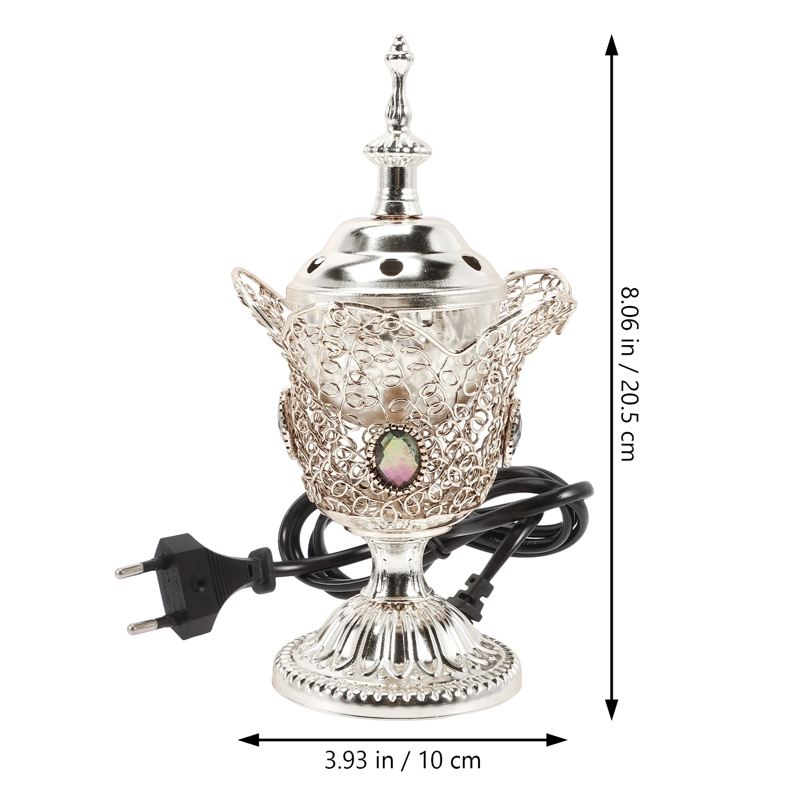 Middle East Church Electric Censer Burner Decor For Table Sandalwood Stove Indoor Arabic Burner EU Plug