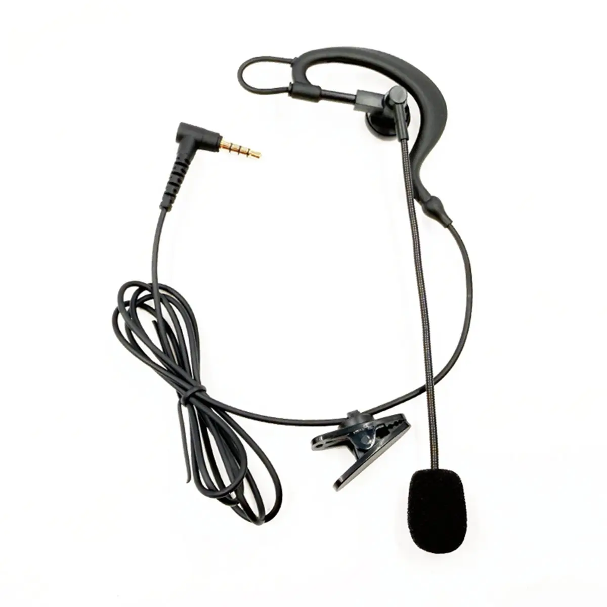 A59E Intercom Headset Football Referee Judger Arbitration Referee Bicycle Conference Earpiece Earphone for V6 V4