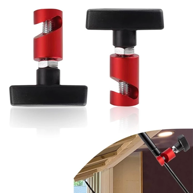 Universal Aluminum Hood Props Rod Holder with Antislip Design for Car Truck SUV Engine Maintenance