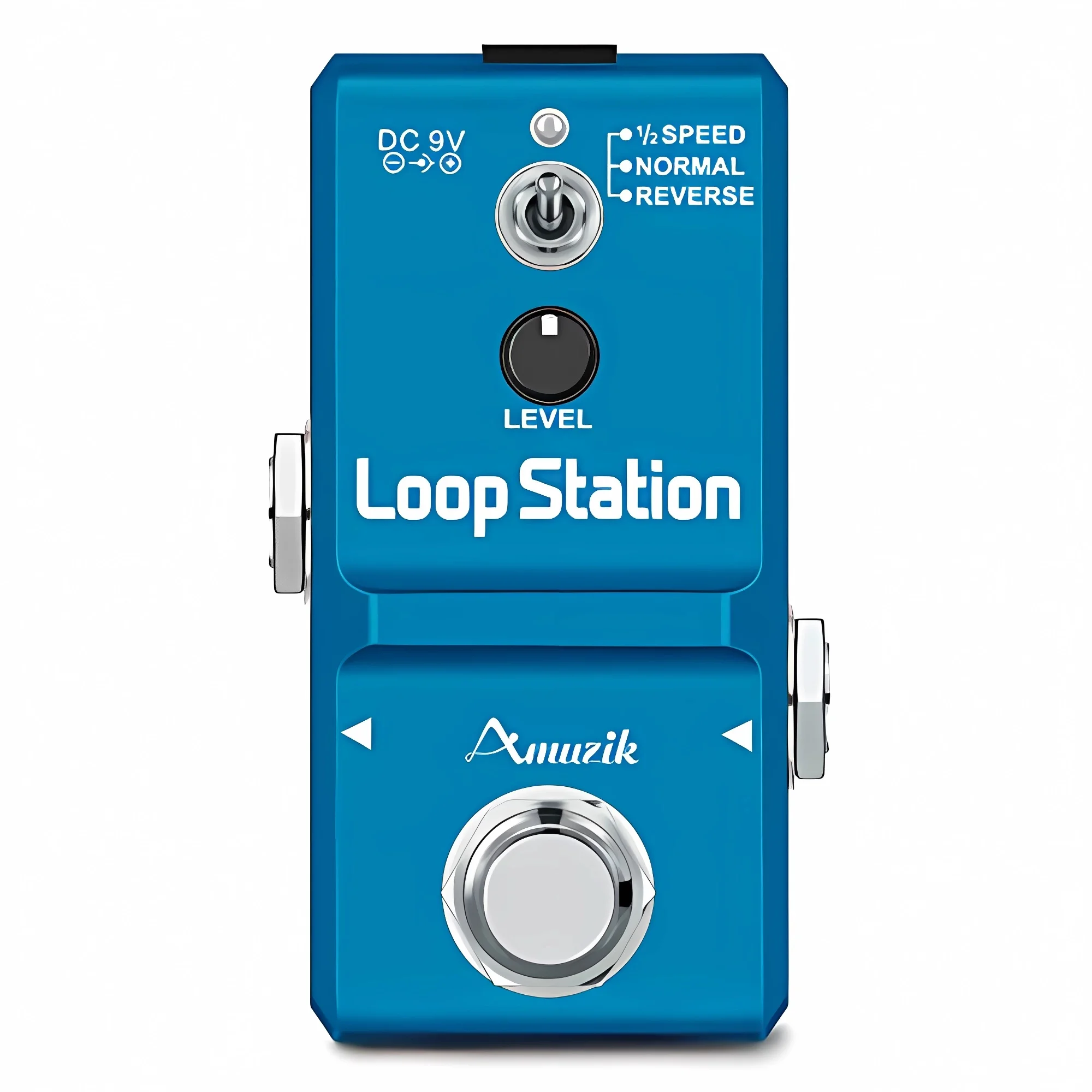 Amuzik Guitar Looper Station Loop Effects Pedals Unlimited Overdubs 10 Minutes of Looping, 1/2 time, and Reverse TF Memory card