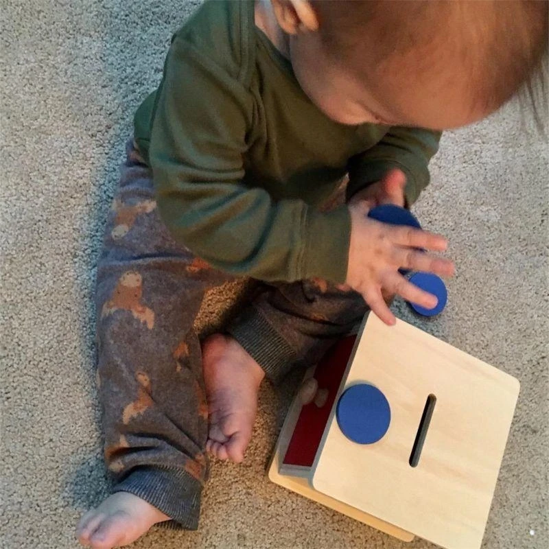 Caixa moedas para crianças, jogo banco, classificação cores, aprendizagem educacional, brinquedo classificação