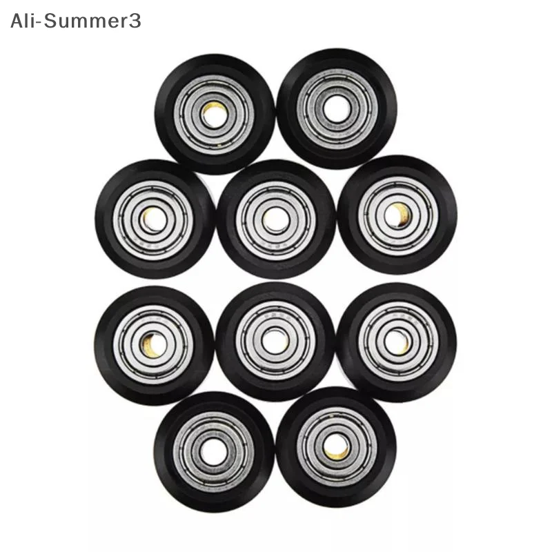 CNC Plastic POM Big Small Wheel With Bearing Idler V-Slot Aluminum Profile Perlin Pulley For 3D Printer Ender3 V2