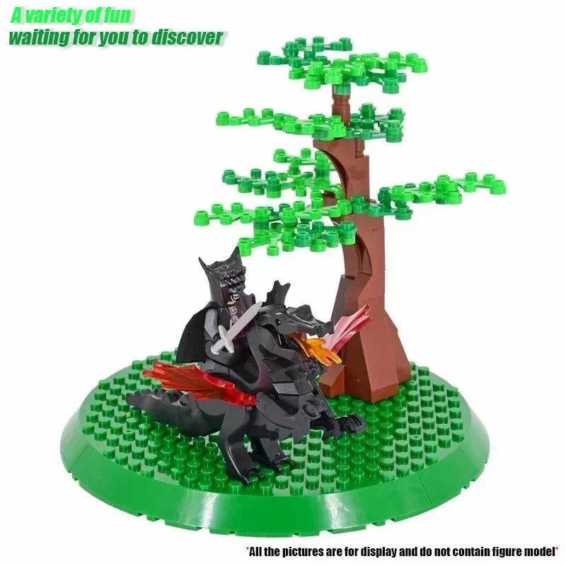 Medieval Ancient Dragon Castle Lion Knight Mount Syrax Meleys Toys Kids Diy Anime Blocks Gift For Boys Girls Building Juguetes