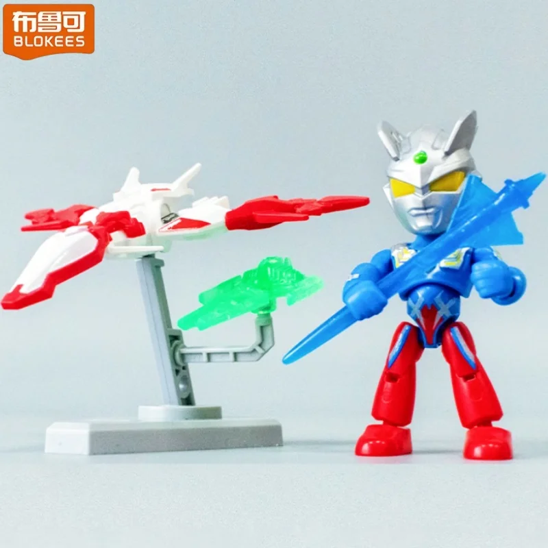 بلوكز سوبر تيم الترامان اللبنات هيرو ستار الطبعة الإصدار الأول نموذج عمل الجسيمات الدقيقة ألعاب المشهد ثلاثية الأبعاد #3