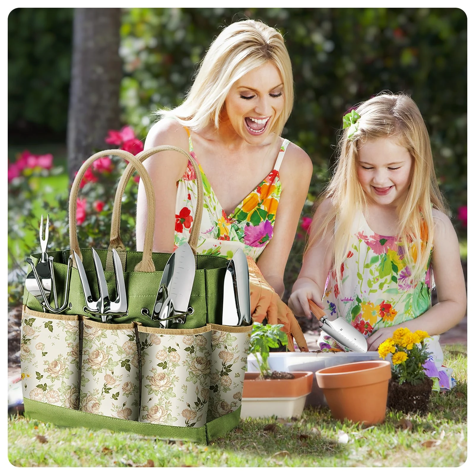 

Premium Gardening Tool Set with Durable Garden Tools Organizer Handbag Practical Garden Supplies Gifts