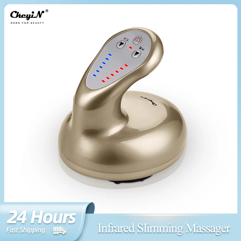 CkeyiN Ultrasonic Cavitation Anti-cellulite Massager Fat Burning Slimming Infrared Body Contouring Acupoints Gua Sha Massage