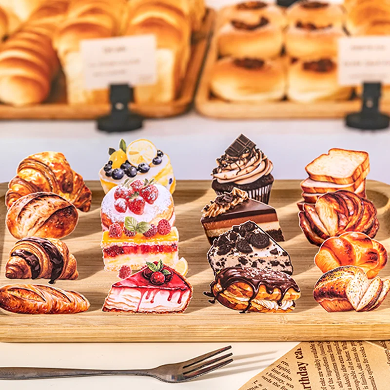 40 قطعة جزيرة الخبز أنت سلسلة الخبز تحت عنوان مجلة اليدوية المواد الكولاج لتقوم بها بنفسك إطار صور سجل القصاصات الزينة ، السيد ورقة