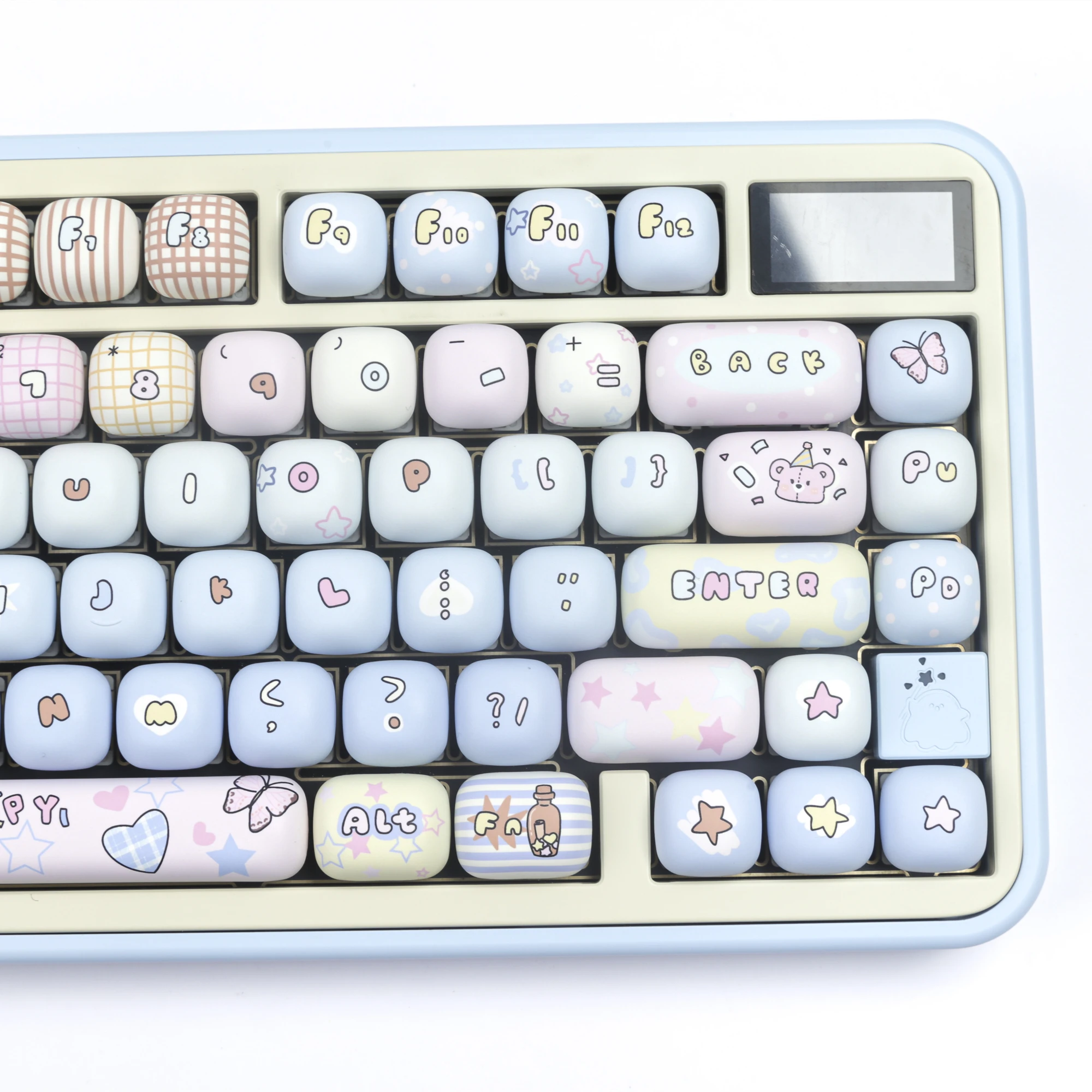 MOG Keycaps PBT 5-Thermal Sublimation Toys 136 Keys For Mechanical Keyboard Mx Switch Girls Gifts AKK O