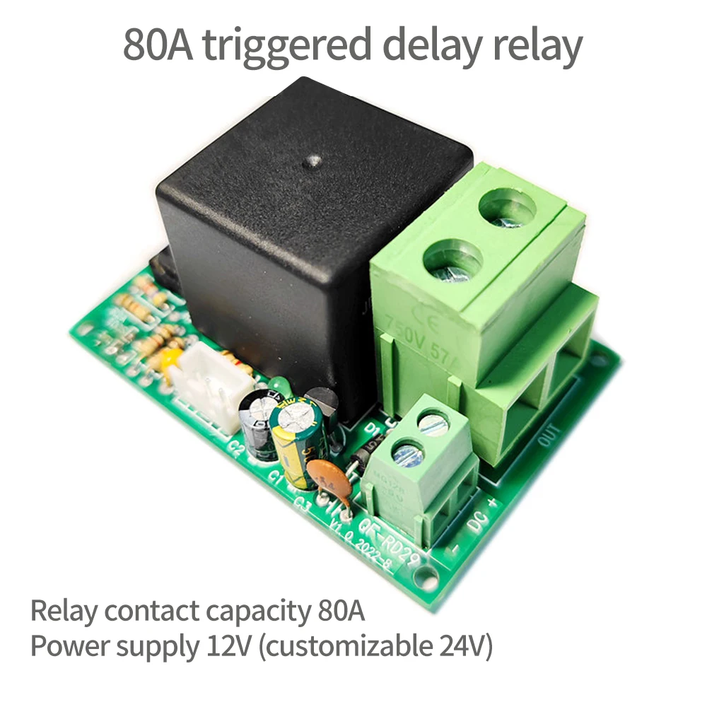 DC 12V 24V Timer Modul Einstellbarer Timer Verzögerung Ausschalten Modul Timing Relais Schalter 0-10sec 0-5min mit Potentiometer – Detail 4