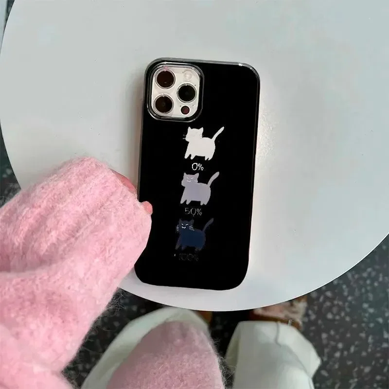 Kawaii Energy Bar Cat iPhone Case – Soft Cover for All Models