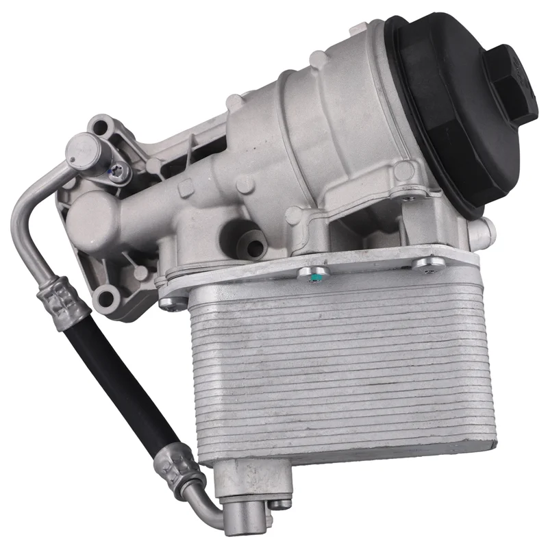 

For VOLVO XC60 S60 3.0 2014 Compatible Engine Oil Filter Housing 30777914 Aluminum-Oil Radiator Cooler