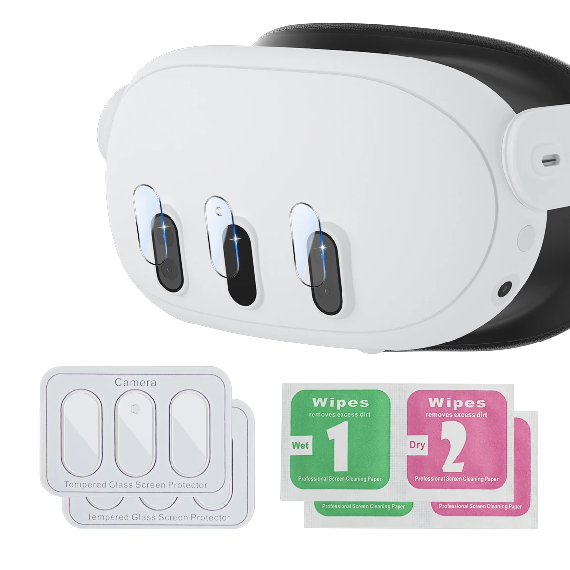 Camera Lens Protector for Meta Quest 3 Lens Tempered Glass f
