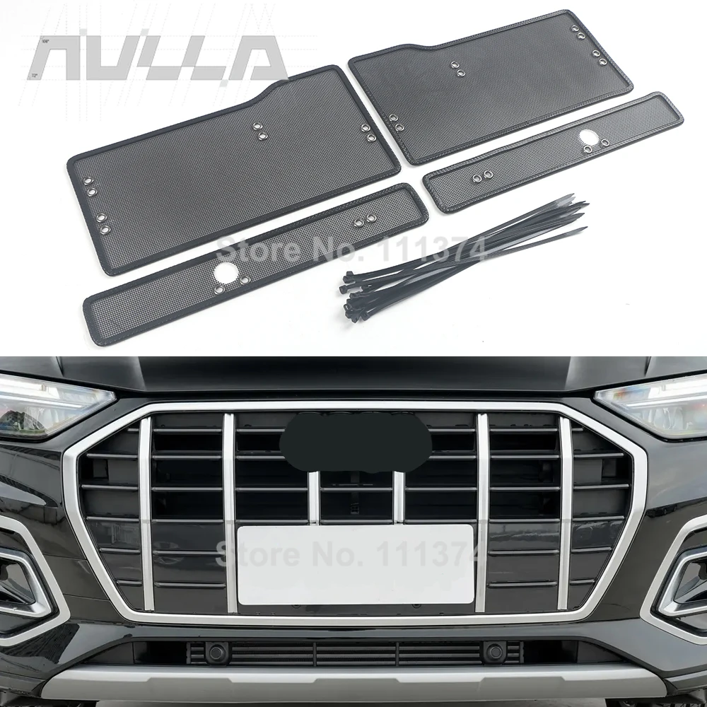 

For Audi Q5 Q5L Common Type 2021-2023 Insect Screening Mesh Front Grille Insert Net Anti-mosquito Dust Accessories